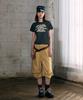 THEVINYLHOUSE Three-Quarter Check Pants Yellow