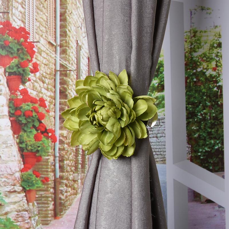 Modern Simple Flower Curtain Tiebacks – Window Decoration Accessories