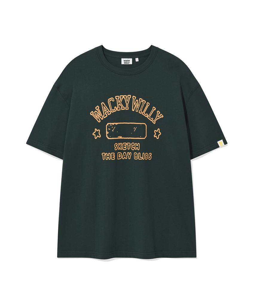 WACKY WILLY Archive Crewneck Short Sleeve T-Shirt (2 Colors)
