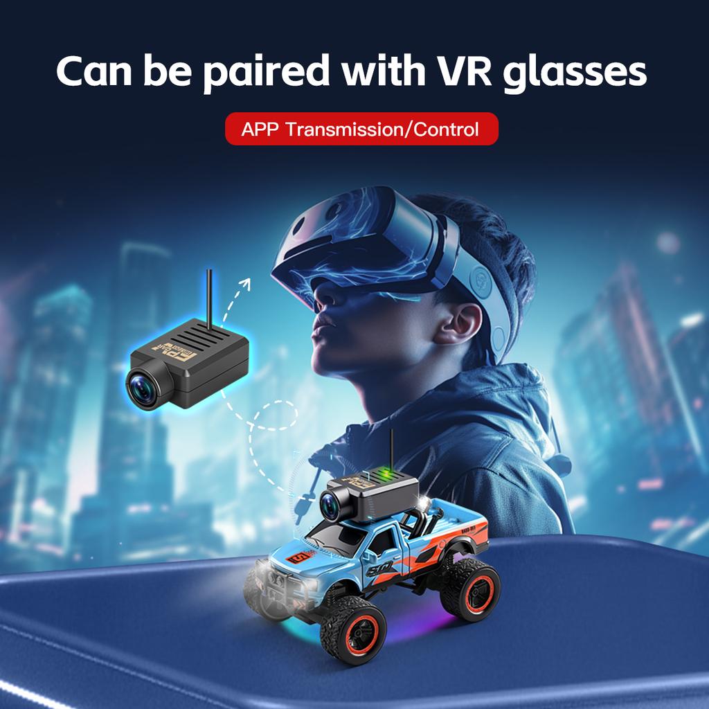 AAXU1 WLtoys 6407 1:64 Scale Mini RC Car Toy Model with Remote Control And WiFi APP Desktop Remote Camera Control RC Cars
