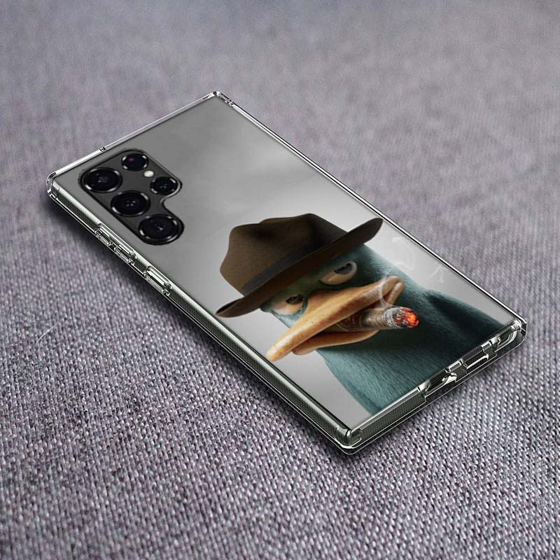Cartoon Schnabeltier Perry Handyhülle Für Samsung Galaxy S24 S23 S21 S20 FE S22 S26 Ultra S25 Edge S10 Plus Hülle Klare TPU Capa