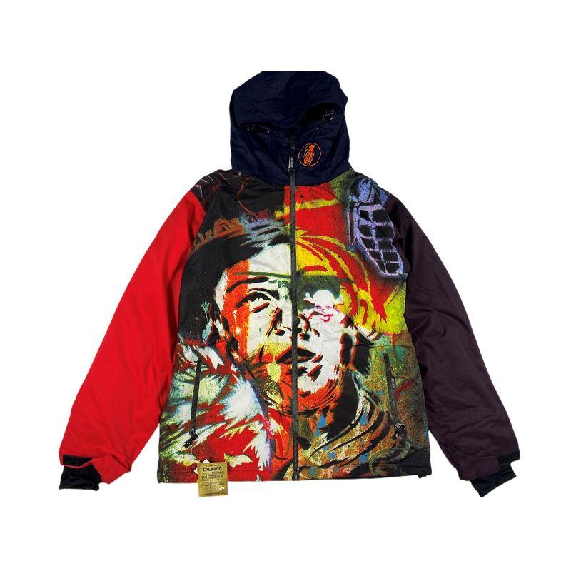 Single Men's Single-Board Double-Board Thickened Ski Suit Couple Plus Size Outdoor Windproof Waterproof Cotton Added Cotton-padded Jacket Outerwear