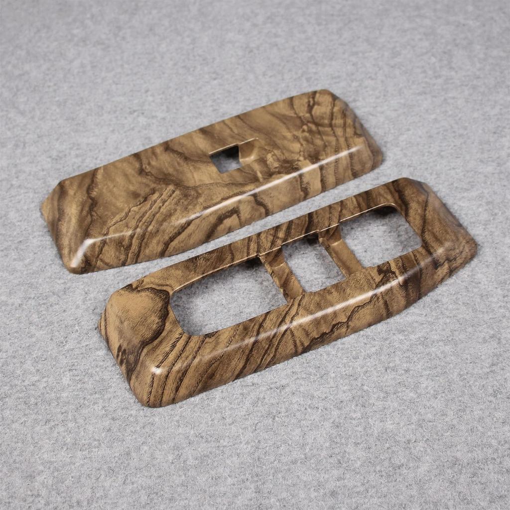 RUIQ Toyota Land Cruiser 250 Series Interior Door Window Button Switch Panel Cover Specially Designed for the Toyota Land Cruiser 250 Wood Garnish,