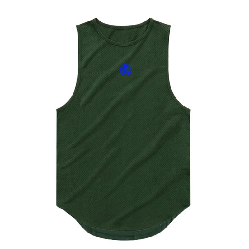 Muscleguys Men's Summer Singlets Loose Tops Fitness Bodybuilding Tank Top Men Gym Sporting Mens Oversized Vests Undershirt