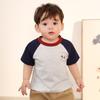 LUSON Baby Boys Raglan Sleeve Color-Block T-Shirt