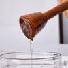Wooden Honey Dipper Honey Jar Dipper Set Lid Glass Honey Containers Durable Honey Dispenser  Gift