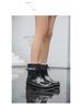Women's Waterproof Thick-Soled Drawstring Rain Boots - Short, Height-Boosting Rubber Shoes for Outdoor and Kitchen Use