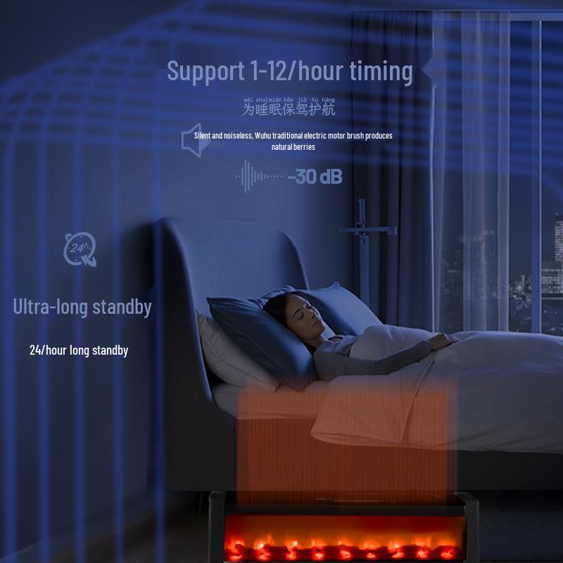Intelligent Voice-Controlled Baseboard Heater with Simulated Flame and Rapid Heating Fan