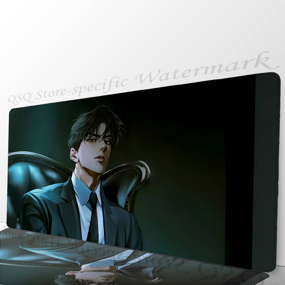 Manga Kwon T-Taekjoo Mousepad Non-slip Suitable For Office Computers Laptops E-sports Game Desk Mats XXL Keyboard
