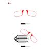 Mini Nose Clip On Reading Glass Men for Women Rimless Portable Magnifying Presbyopic Glasses Eyewear Ladies