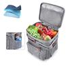 Multipurpose Insulated Food Carriers Bag Double EVA Thermal Lining Adjustable Shoulder Straps Spacious Waterproof Design For Beach Camping