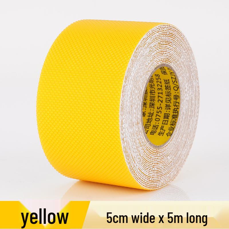 Transparent Brick Pattern Anti-Slip Tape: Self-Adhesive, Waterproof, Wear-Resistant for Bathroom and Staircase Safety