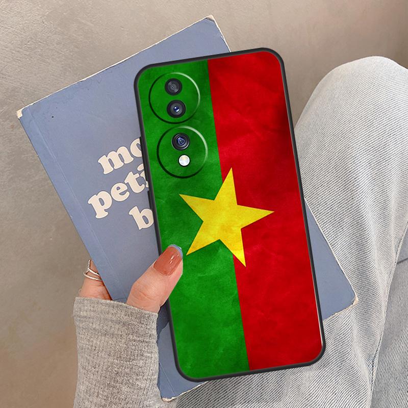 

Burkina Faso Flag Case For Honor Magic 8 Pro 5 6 7 Lite Cover For Honor 400 200 90 70 50 X8a X8b X9a X9b X9c Honor 400 Pro