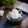Metal Pot Bearing Cast Iron Fire Cup Japanese Style Tea Table Kung Fu Tea Set Water Storage Small Tea Tray Clay Teapots