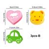 3pcs Sandwich Mold Cutter Bear Rabbit Cat Car Shape Bread Toast Cutter DIY Bento Box Mold for Kids Lunch Creative Food Shaper Kitchen Tools