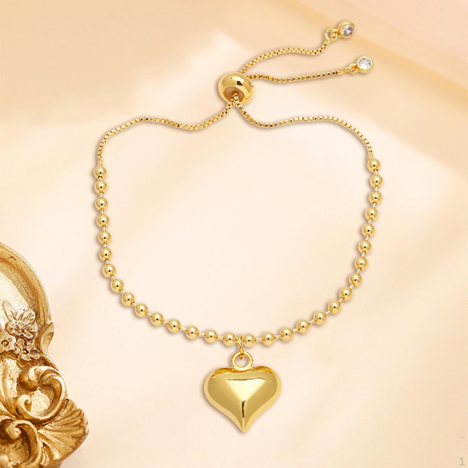

Mother s Day Bracelet Women Heart Classic Elegant Lightweight Mothers Gifts Charm for Style D