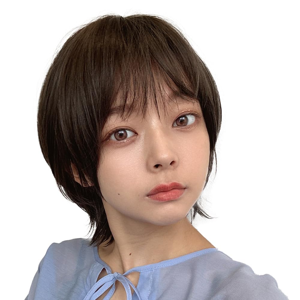 

AQUADOLL Wolf Wig, Short, Full, High-Tone, Ash Blonde, Red, Blue, Free Size, PG, Pearl Greige (wg344PG)