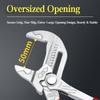 10‘’ Multifunctional Adjustable Wrench Press Pliers Eagle Beak Water Pipe Pliers Clamp Large Opening Plumbing Household Tools