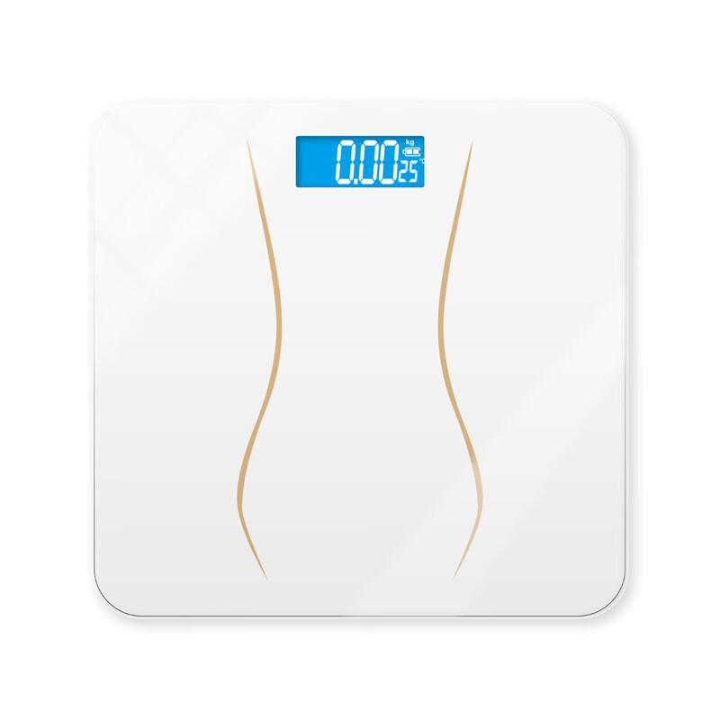BORO Gold Waistline Smart USB Rechargeable Body Weight Scale (CN version)