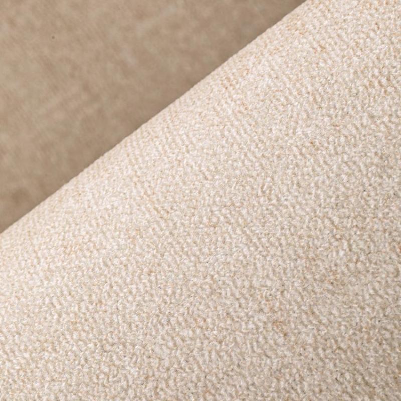 Cream Style Stripe Carpets for Living Room Light Luxury Bedroom Decor Carpet Round Lounge Soft Rug Home Thick Non-slip Floor Mat