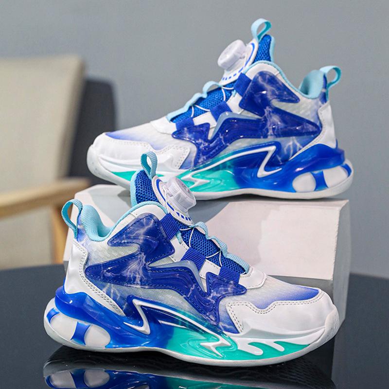 Anji Hydrogen Quick Co Branded Boys' Shoes Children's Lightweight Sports Running Basketball Boys