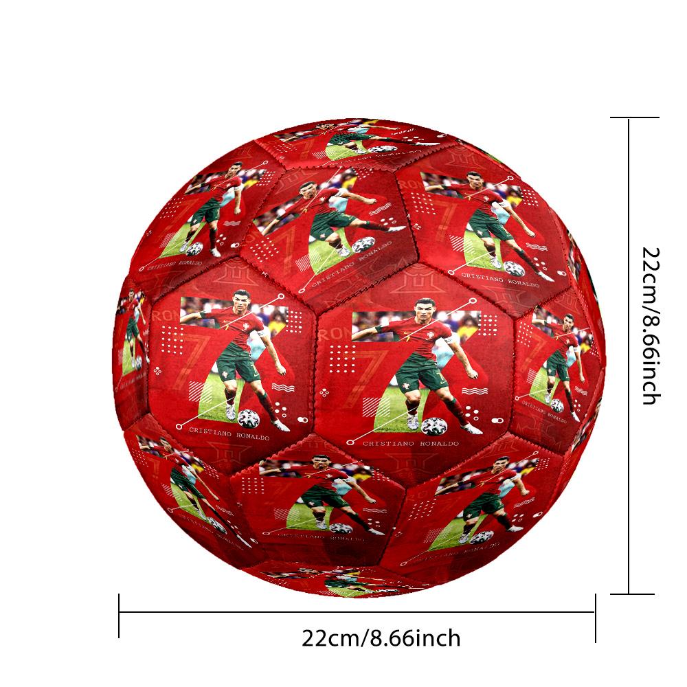 Ronaldo's Error Occurredrequest Out. Size 5 Football Machine-Stitched Indoor/Outdoor Universal Football Perfect Commemorative Gift for Soccer Lovers