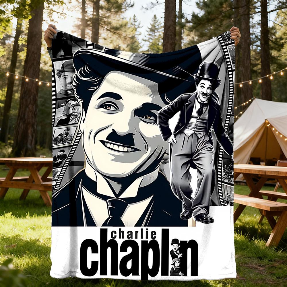 1pc Michael Jackson Outdoor Blanket Lightweight Flannel, Soft & Warm, All-Season Use for Sofa, Outdoor, Camping, Living Room024