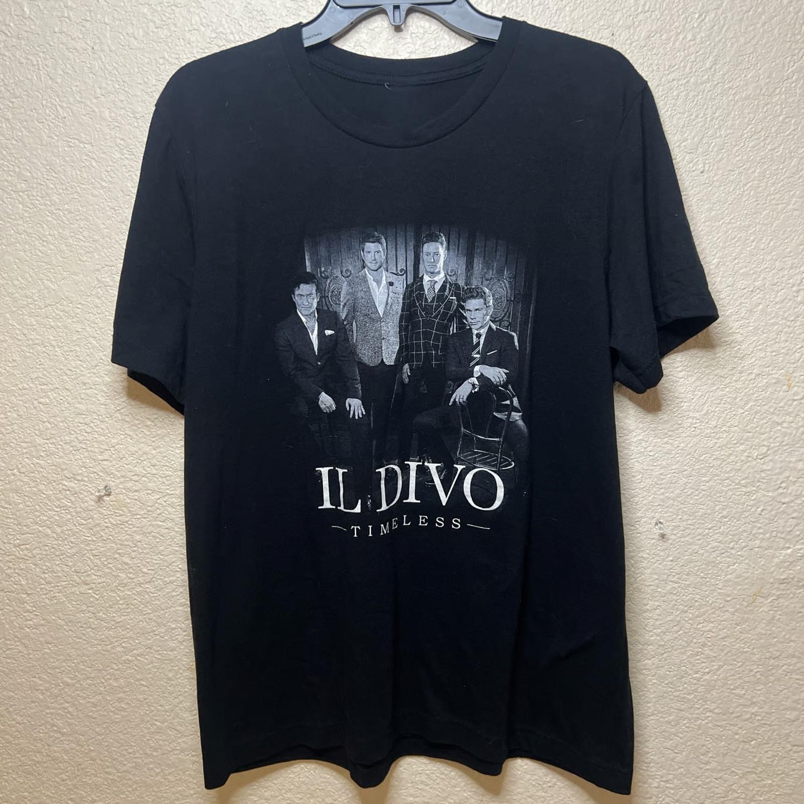 IL Divo Timeless USA Tour Shirt Classic Black Unisex S-5XL 1V1107 XXL