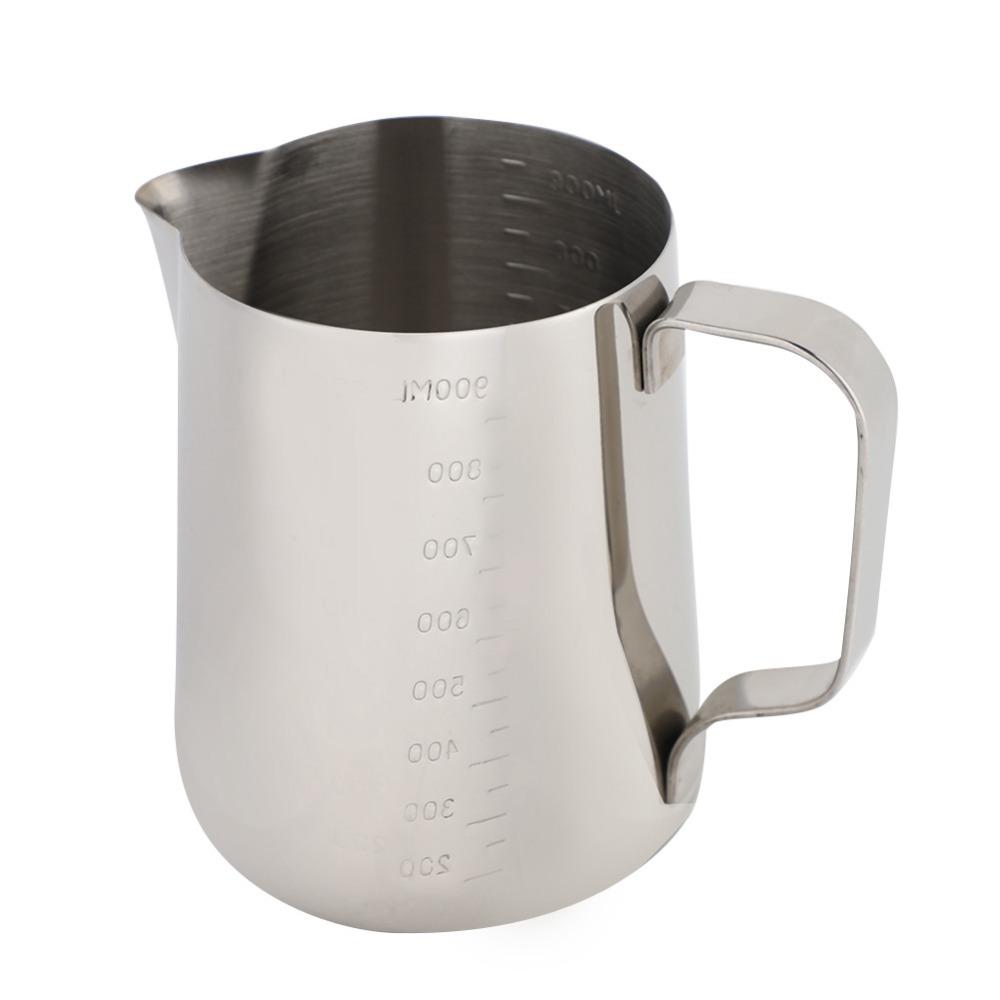 Stainless Steel Coffee Jug Safe Handle Milk Frothing Pot Latte Art Latte Pitcher Coffee Making