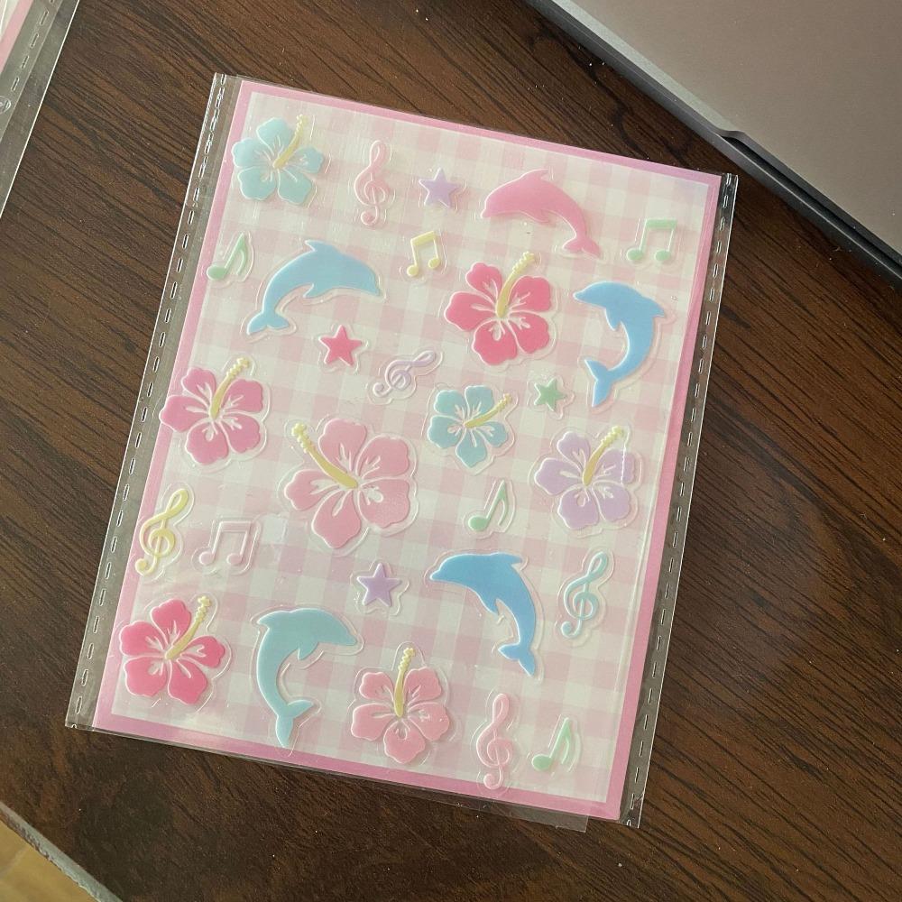 

2025 3D Наклейка на чехол для телефона Клейкая Многофункциональная Наклейка на стакан для воды Милая Многоцелевая Декорация для блокнота