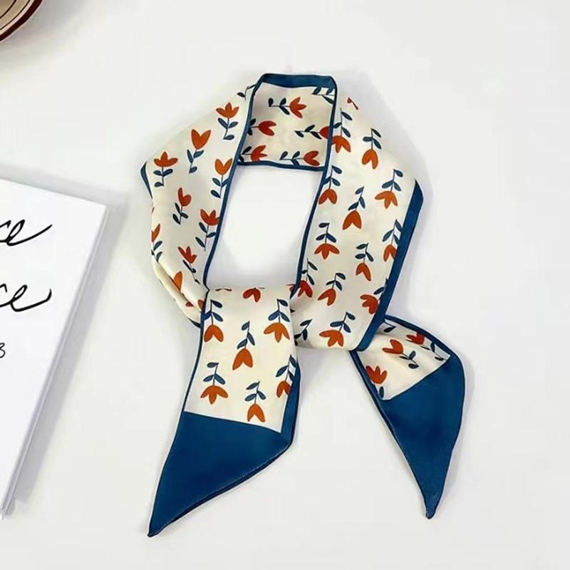 Multifunctional Flower Printed Hair Band Headwear Scarves