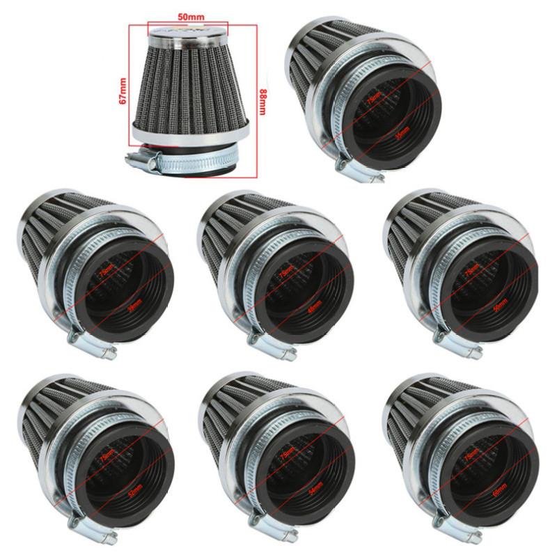 Filtru de aer pentru motociclete Filtre cu cap ciupercă Universal 35mm 44mm 50mm 54mm 60mm Admisia de aer pentru motocicleta