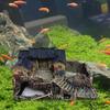 Chinese Fishtanks Decoration Figurine Shelter Cave Landscape Antique Buildings Statue Fish Shrimp Landscape Hideouts
