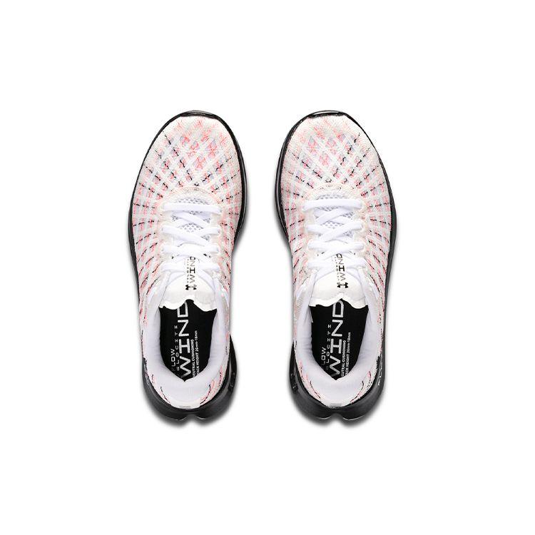 Under Armour Flow Velociti Wind Casual Comfortable Fashion Lightweight Fabric Low-Top Training Running Shoes Women sneaker White 3025222-102