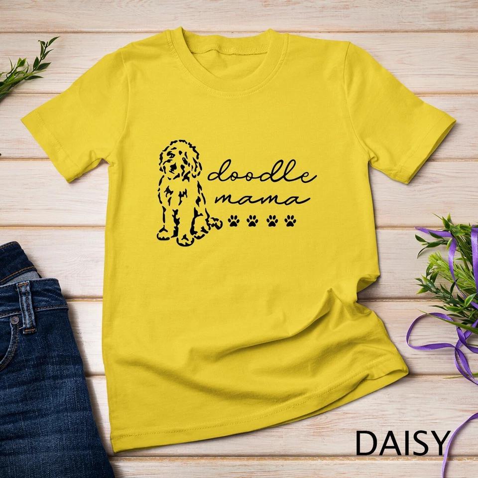 Doodle Mama Labradoodle Golden Gift Doodle Dog Lover Mom T-Shirt Unisex T-shirt 4 S