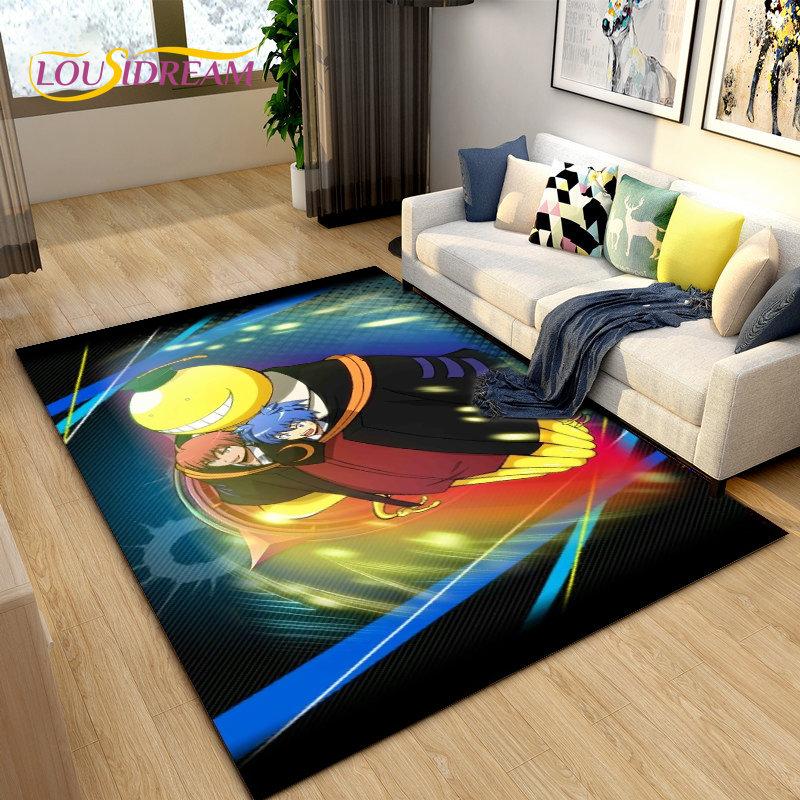 Assassination Classroom Octopus Teacher Area Rug,Carpet Rug for Living Room Bedroom Sofa Doormat Decoration, Non-slip Floor Mat