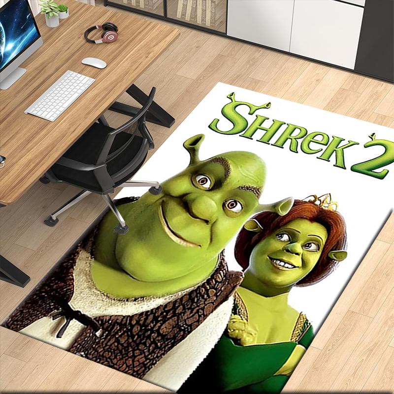 Shrek Bedruckter Teppich für Bürostuhl Wohnzimmer Schlafzimmer Küchenraum Dekoration Geschenke