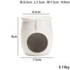 Abstract Aromatherapy Scented Candle Set: Ceramic Warmer & Incense Burner for Home or Spa Décor