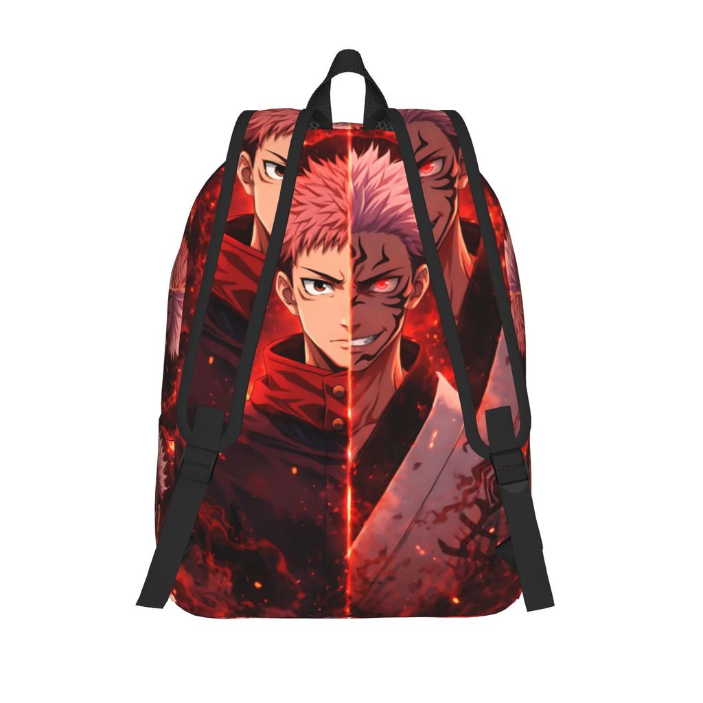 Fashion Jujutsu Kaisen Backpack funko Mochilas Daily For Work Office Retro Washable Rucksack