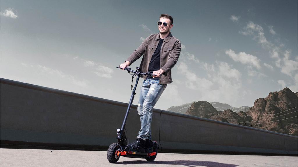 JOYOR S10-S-Z Electric Scooter 60V 18Ah Battery, 2*1000W Motors, 10” Tire, 65km/h Max Speed, 70-85km Range Adult Escooter