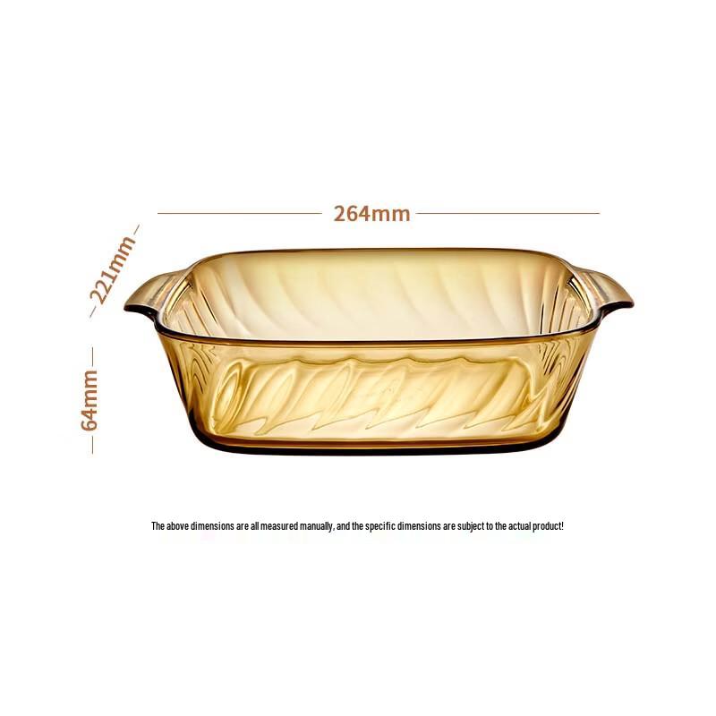 Klara Rectangular Glass Baking & Serving Dish