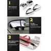 Car Door Handle Covers Fit For Volkswagen VW Virtus Polo Sedan 2018~2025 Scratch Proof Chromium Styling Sticker Auto Accessories