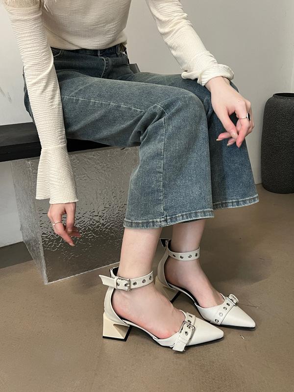 

Mary Jane shoes retro British high heels single shoes spring with skirt black fashion women s shoes leather shoes sandals 39 абрикосовый