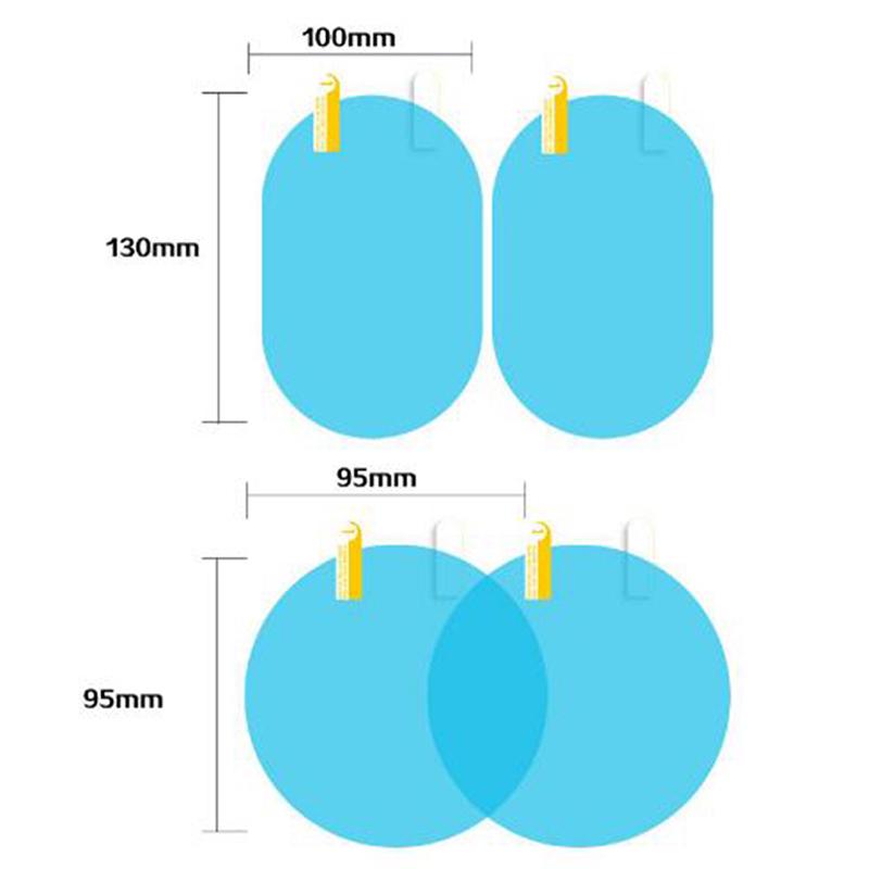 Car Rain Mirror Protective Film Anti Fog Membrane Anti-Glare Waterproof