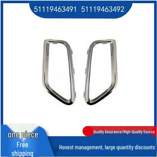 Front Bumper Fog Light Grille Trim for BMW 6 Series G32 GT LCI Right Grille