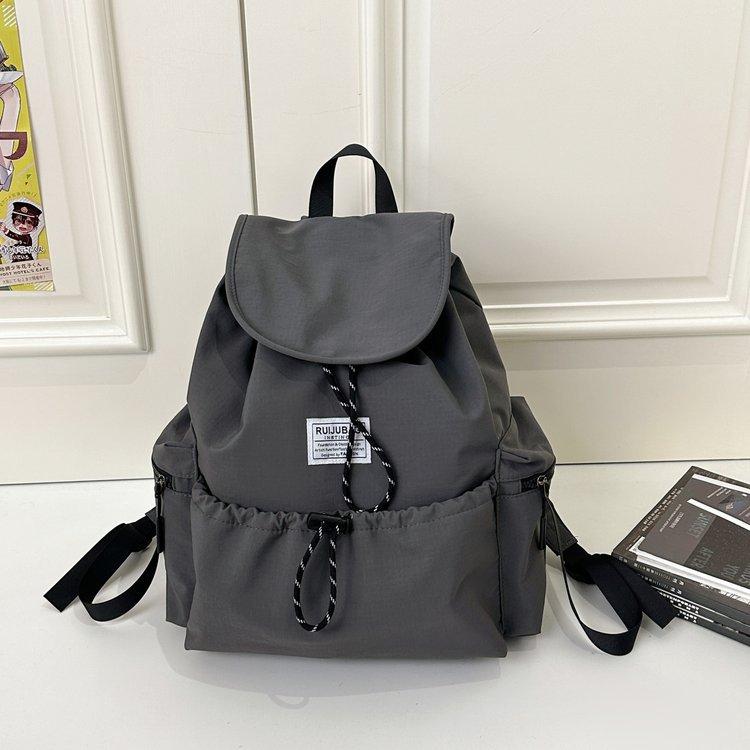 Schoolbag College Student Commuter Backpack Travel New Casual Nylon Large Capacity Backpack Lightweight Backpack School Bag