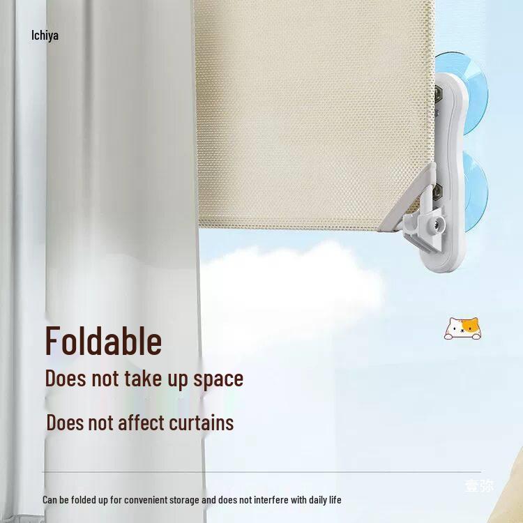 ערסל חתול לשיזוף: מיטה עם כוס יניקה לחלון לחתולים