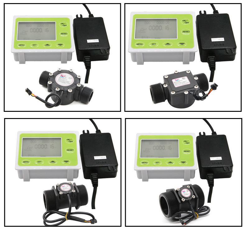 Intelligent Digital Water Flow Meter with Flow Rate and Shortage Alarms