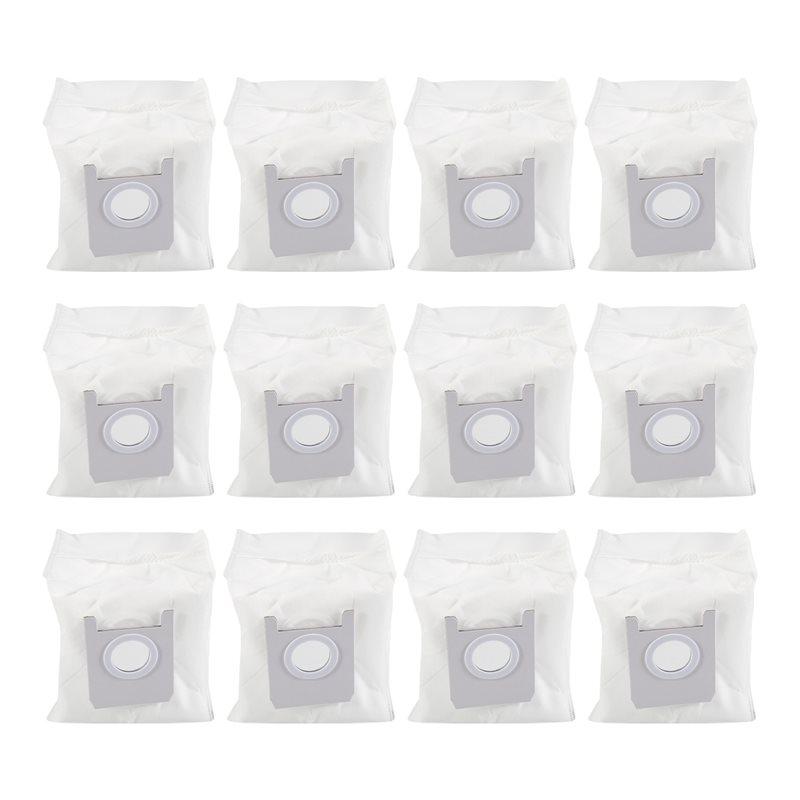 Easy Use 12 Pcs For Roidmi EVE Plus Robot Vacuum Cleaner Parts Dust Bag Garbage Storage Bag Replacement Accessories
