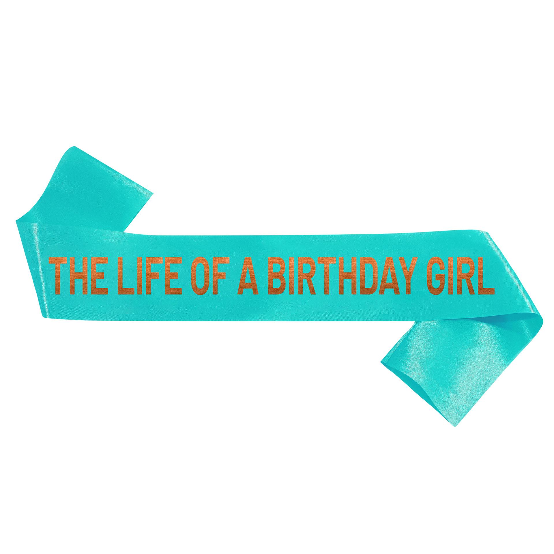 

2026 European and American Birthday Girl Shoulder Strap Girl Birthday Fashion Shoulder Strap Bachelor Party Birthday 9.5 * 160CM